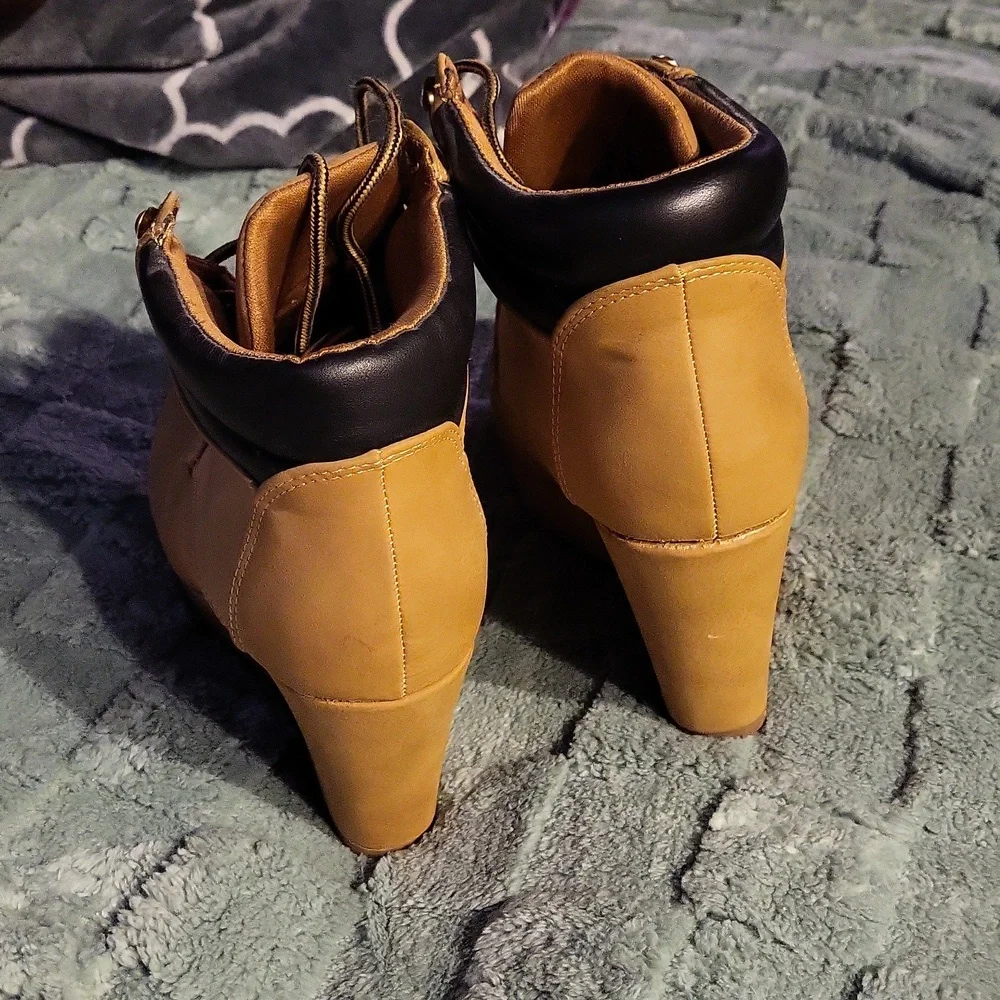 Wedge Fashion Construction boot